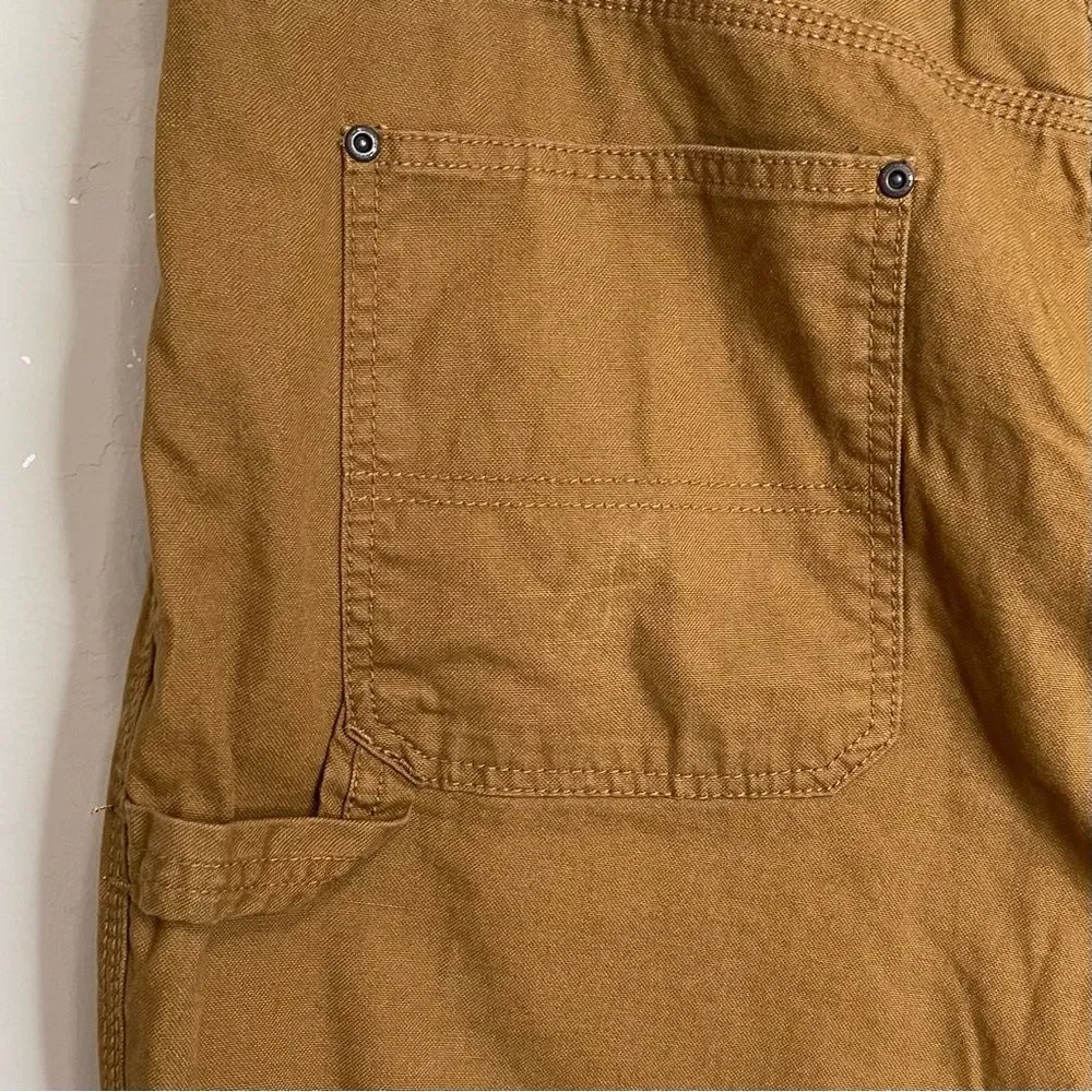 C.E. Schmidt Workwear Flannel Lined Carpenter Jeans Men 40x32 Straight Brown